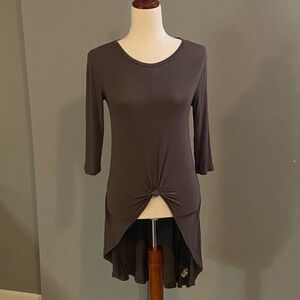 Deletta Knit Top (Tunic) from Anthropologie - XS - Olive